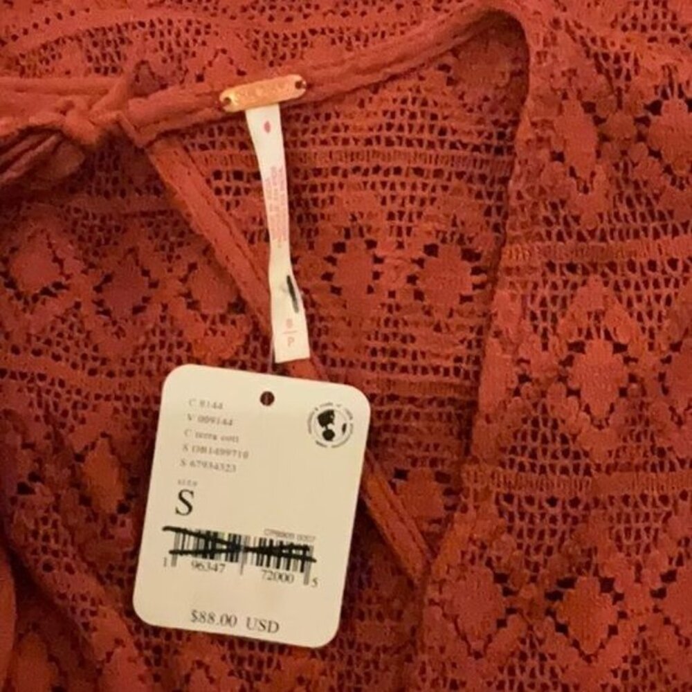 Free People Sea Through Mini by Endless Summer in Rooibos Tea, Size Small NWT - Picture 11 of 13